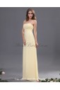 Chiffon Sweetheart Neckline Floor Length Column Bridesmaid Dress