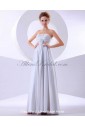 Chiffon Sweetheart Floor Length Column Bridesmaid Dress
