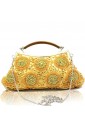Satin Shiny Bead Handbag (More Colors Available) H-0810