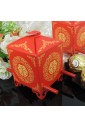Asian Style Red Sedan Chair Favor Box (Set of 12)