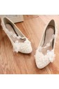 Best Lace Bridal Wedding Shoes with Pearl