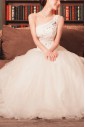 Tulle Strapless Ball Gown with Crystal