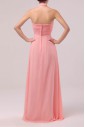 Organza One Shoulder Floor Length Ball Gown with Sequins