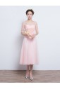 A-line Scoop Tulle Evening / Prom Dress