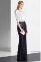 Sheath / Column Off-the-shoulder Evening / Prom Dress with Beading