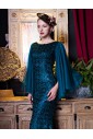 Trumpet / Mermaid Scoop Prom / Formal Evening Dress with Embroidery