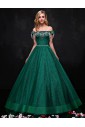 A-line Off-the-shoulder Prom / Formal Evening Dress with Beading