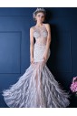 Trumpet / Mermaid Scoop Prom / Formal Evening Dress with Crystal