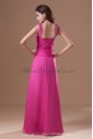 Chiffon Straps Neckline Floor Length A-line Prom Dress