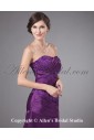 Charmeuse Strapless Sweep Train A-line Mother Of The Bride Dress