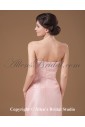 Chiffon Strapless Sweep Train Sheath Mother Of The Bride Dress with Ruffle and Jacket