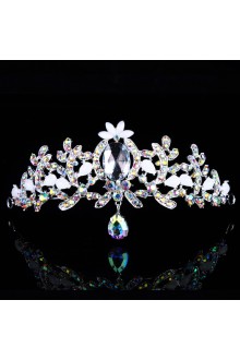 Beauitful Alloy with Color-Rhinestones Wedding Bridal Headpiece