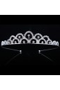 Fashion Alloy and Rhinestones Wedding Jewelry Set with Earring,Necklace and Tiara