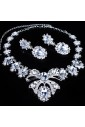 Luxurious Rhinestones Wedding Jewelry Set,Including Necklace,Earrings and Headpiece