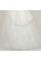 Satin Strapless Floor Length Ball Gown with Sequins