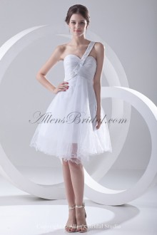 Satin and Net Sweetheart Neckline Column Short Embroidered Cocktail Dress