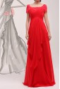 Chiffon Strapless Short Corset Dress with Crystal