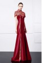 Trumpet / Mermaid High Neck Evening / Prom Dress with Embroidery
