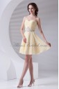 Chiffon Sweetheart Neckline A-line Short Embroidered Cocktail Dress