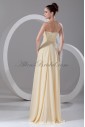 Chiffon Sweetheart Neckline Floor Length Column Prom Dress