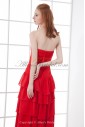Chiffon Sweetheart Neckline Sheath Ankle-Length Sash Prom Dress