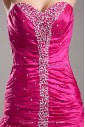 Taffeta Sweetheart Neckline Floor Length Ball Gown Embroidered Prom Dress