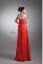 Chiffon Sweetheart Neckline Floor Length Coloum Sequins Prom Dress