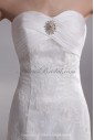 Taffeta Sweetheart Neckline Chapel Train Mermaid Embroidered Wedding Dress