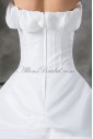 Taffeta Strapless Neckline Floor Length A-line Wedding Dress